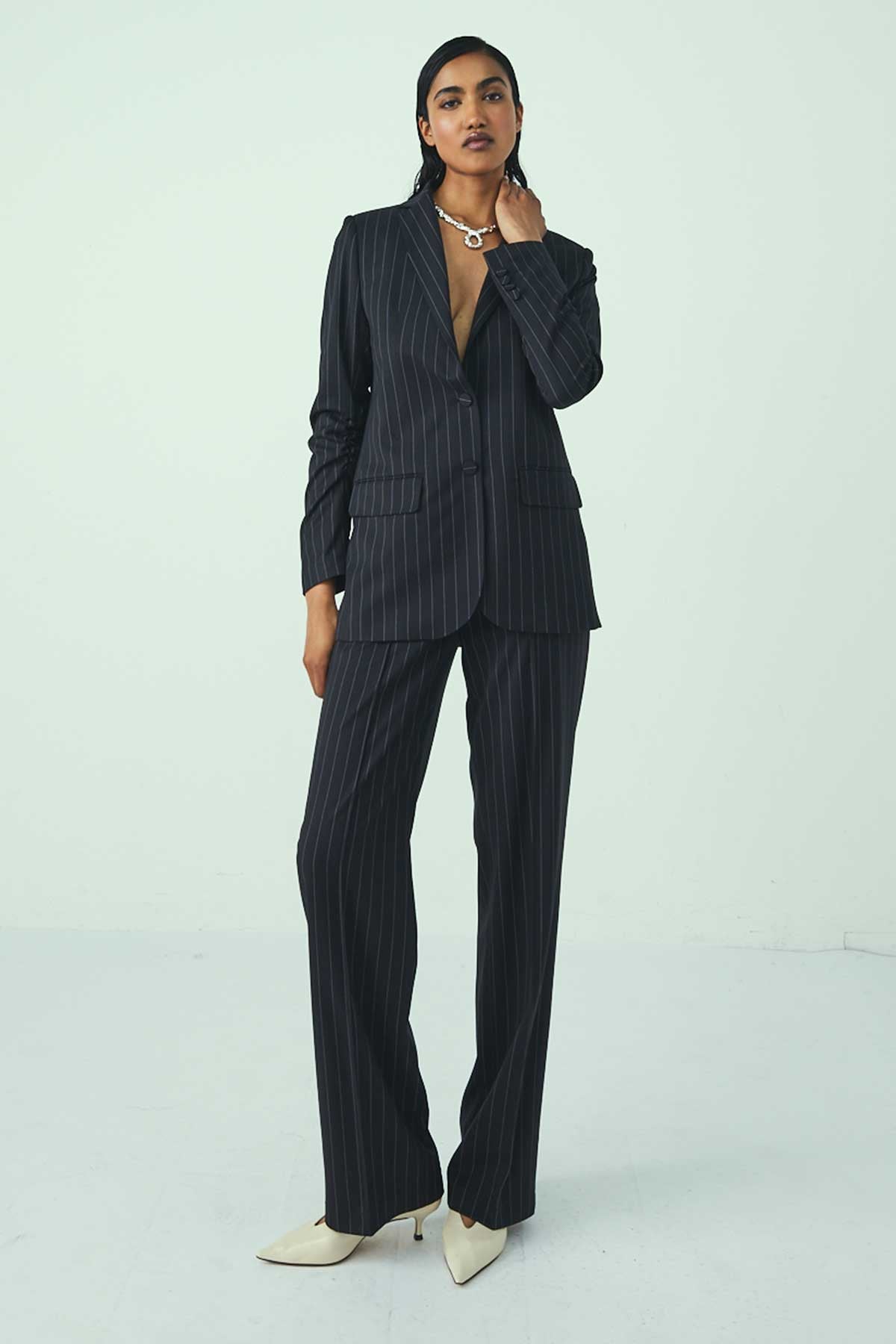 SIGNATURE PINSTRIPE BLAZER NO.121