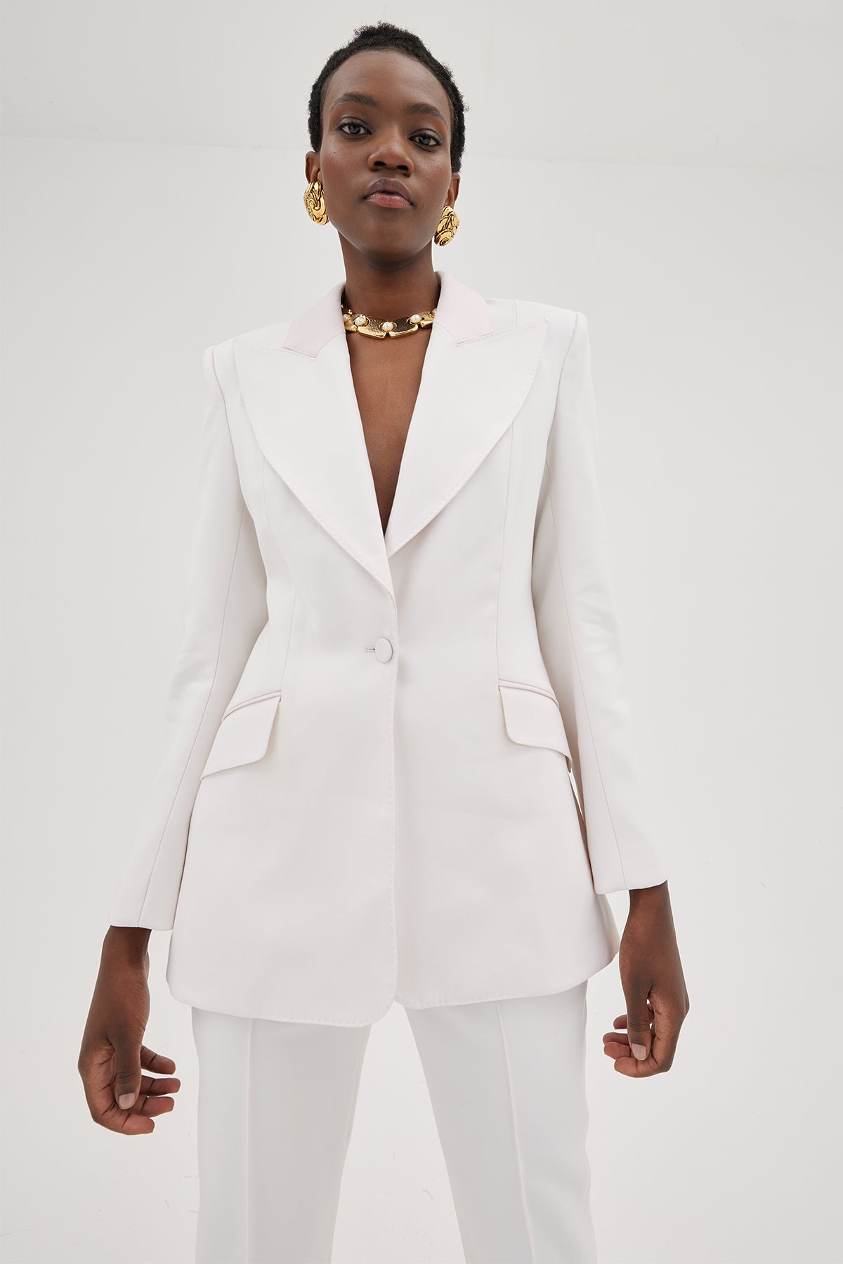 WHITE CRISP JACKET NO.139