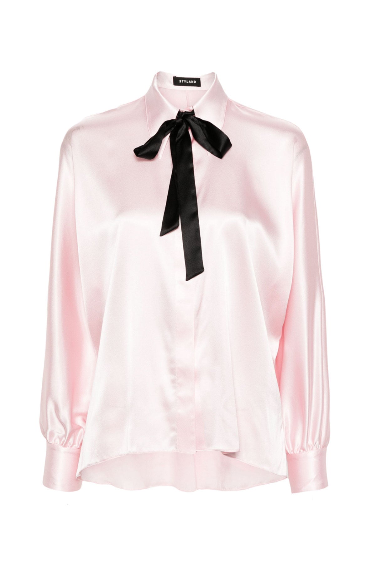 CRYSTAL PINK SILK SHIRT NO.394