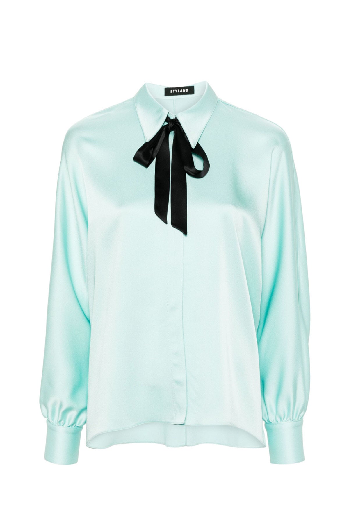 SHIRT NO.394 IN PARAIBA BLUE CADY