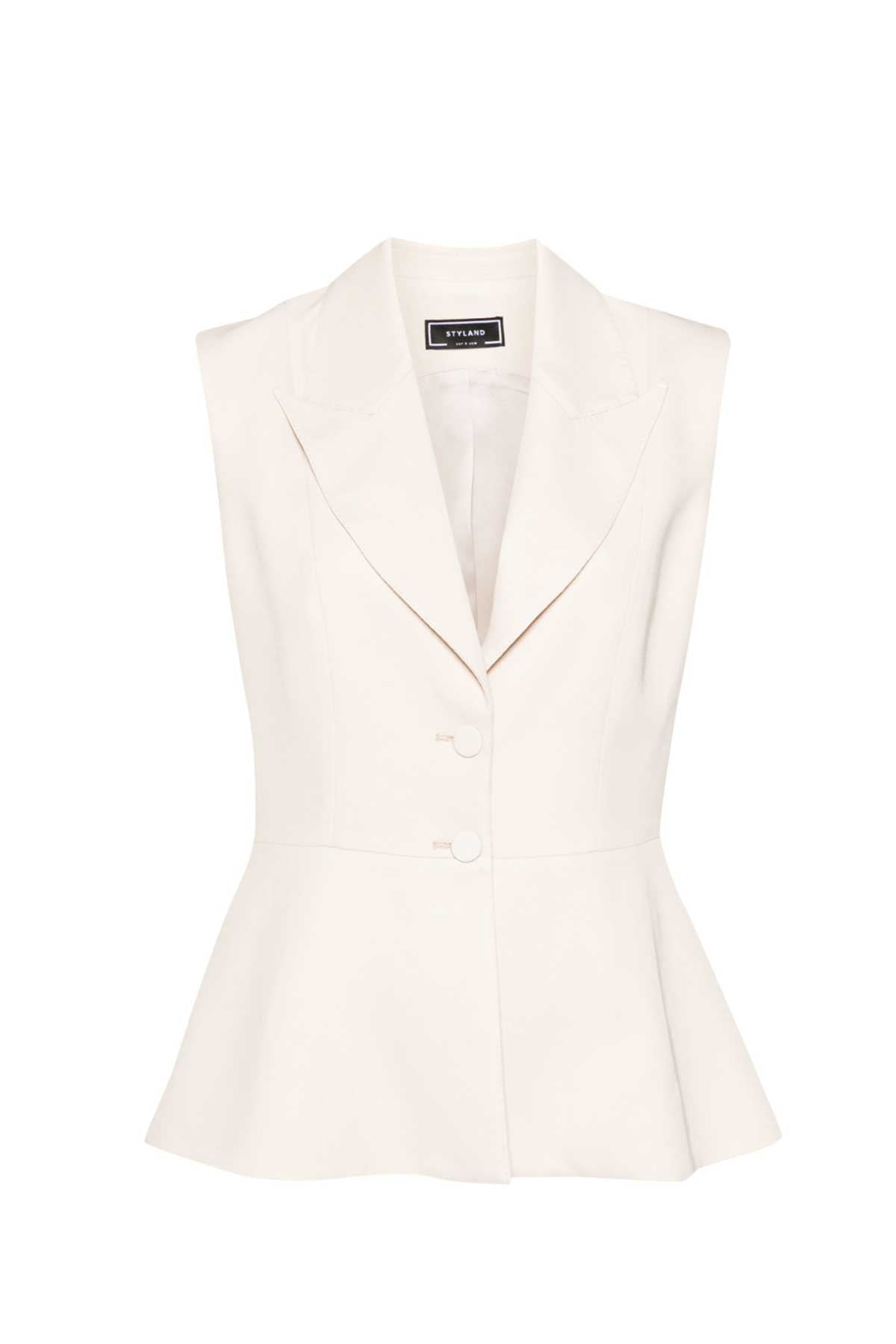 WHITE CRISP WAISTCOAT