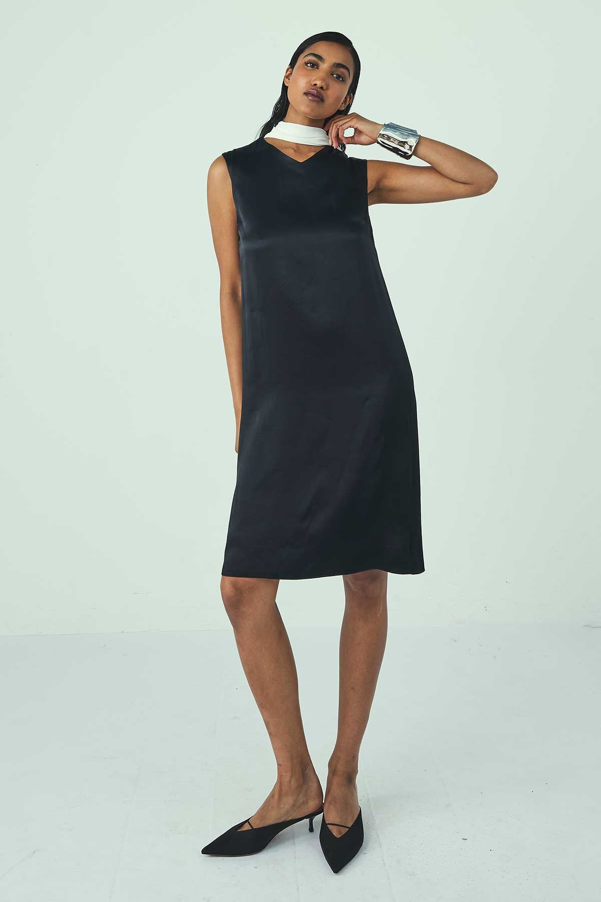 CADY BLACK & WHITE DRESS