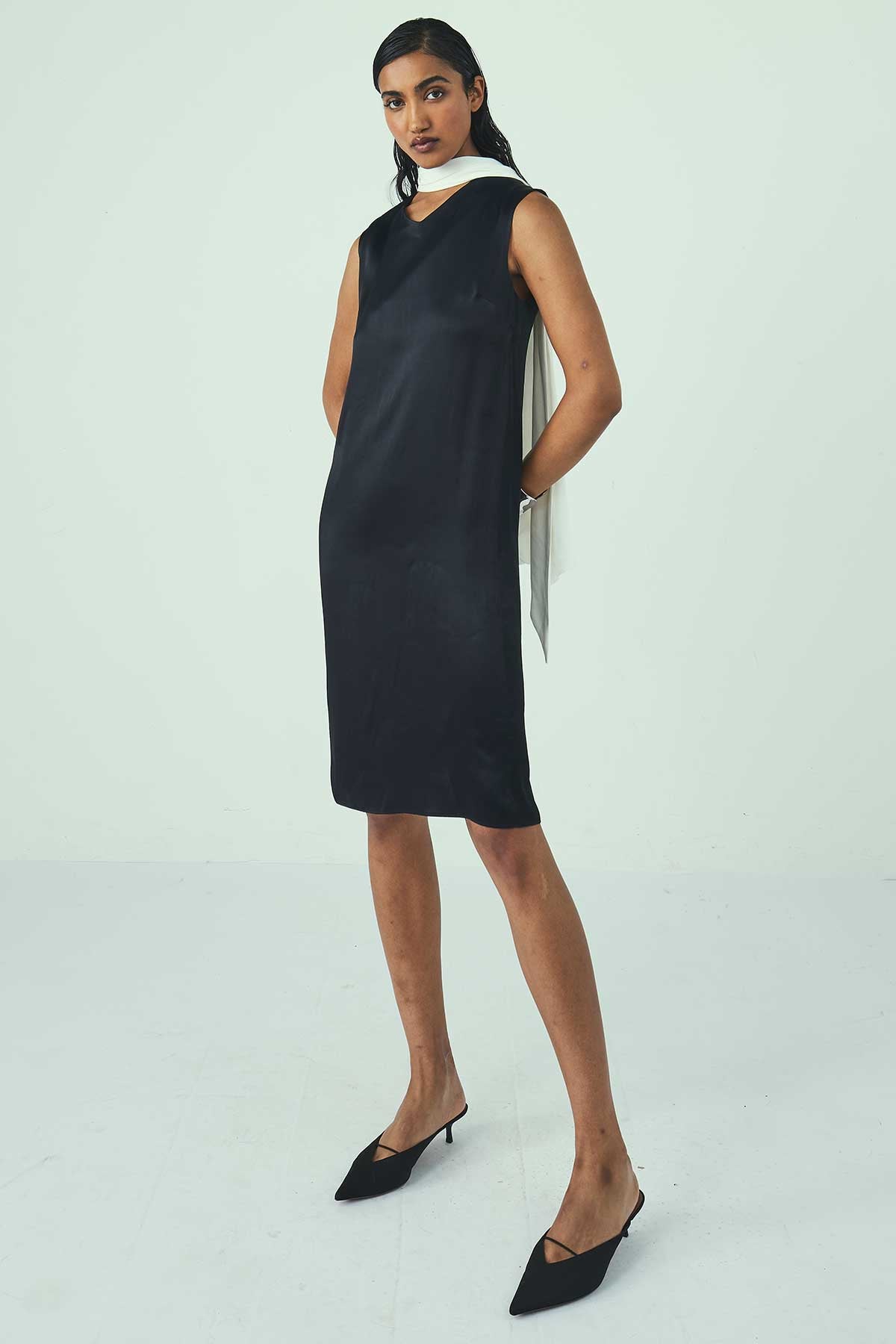 CADY BLACK & WHITE DRESS