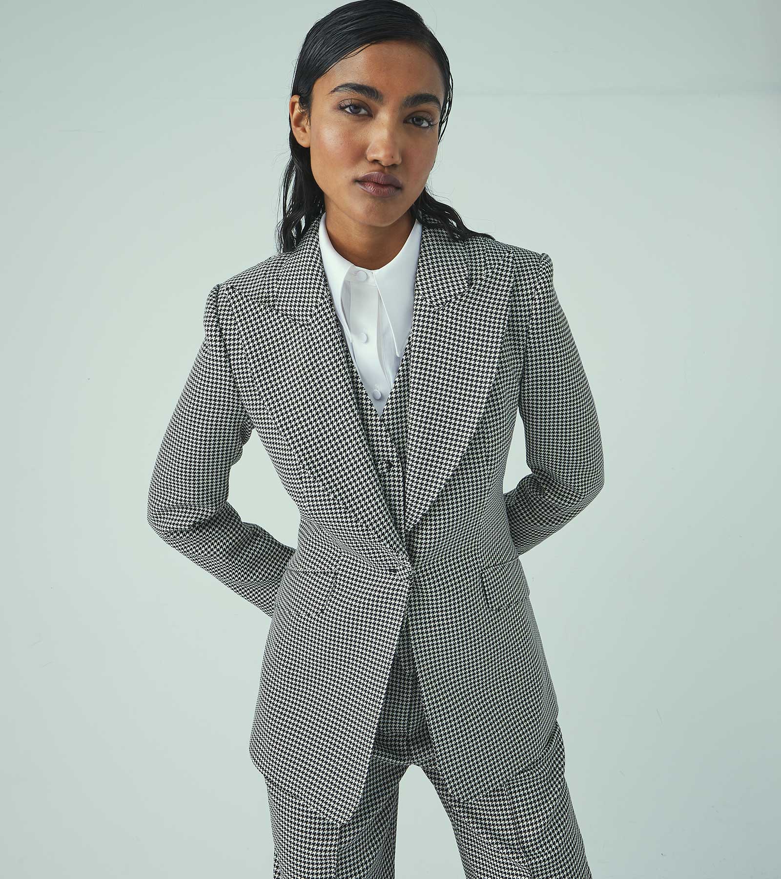 SIGNATURE HOUNDSTOOTH JACKET NO.139