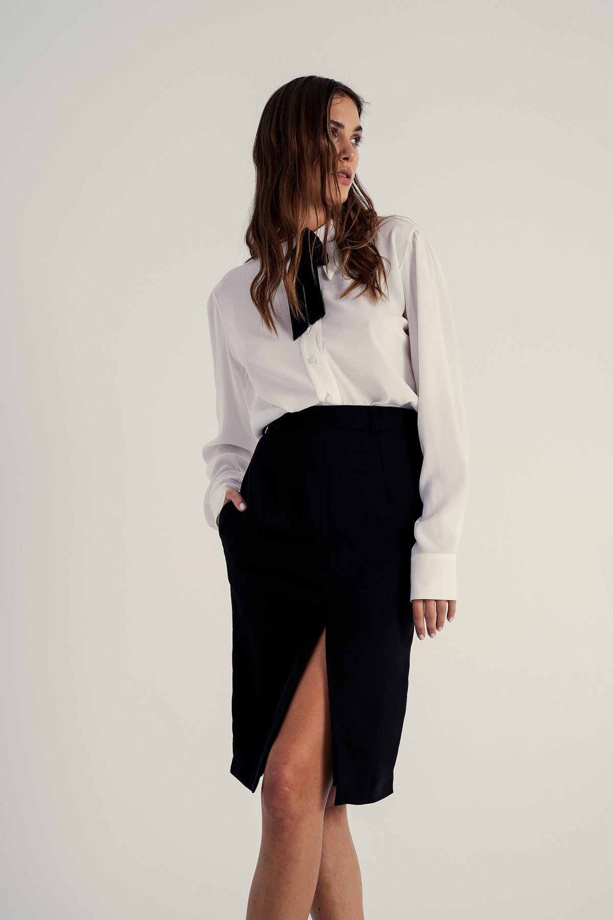 SHIRT NO.390 IN VISCOSE