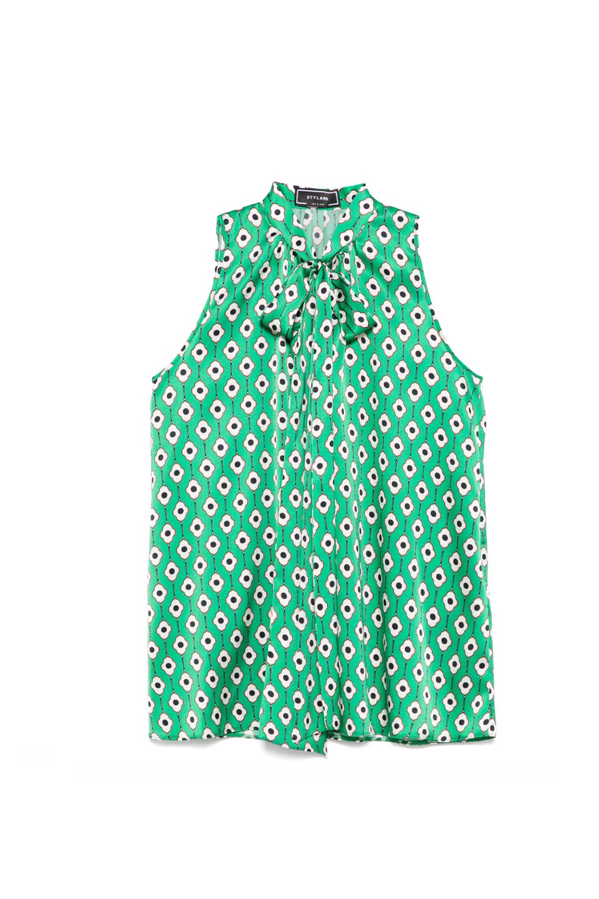 BLOUSE T016 IN PRINTED SILK