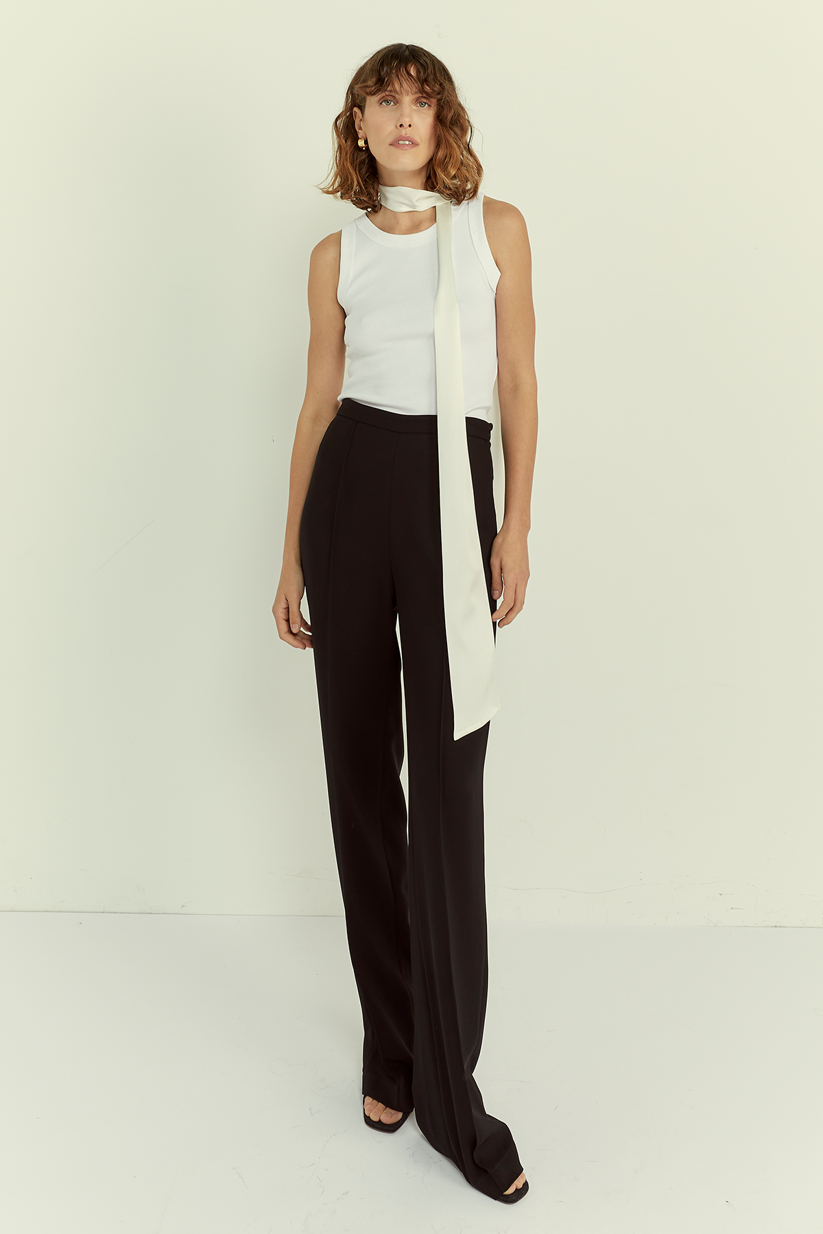 FLUID TROUSERS NO.208 IN VISCOSE