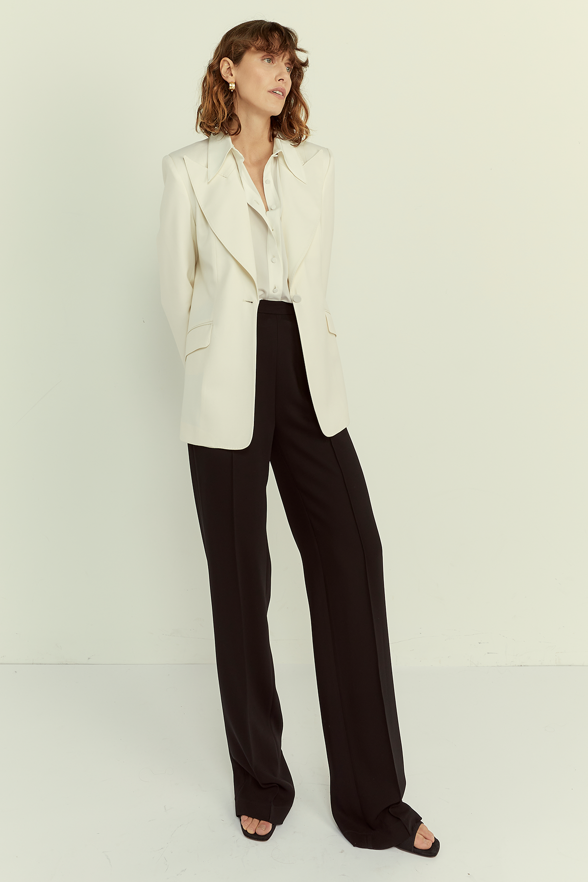 FLUID TROUSERS NO.208 IN VISCOSE