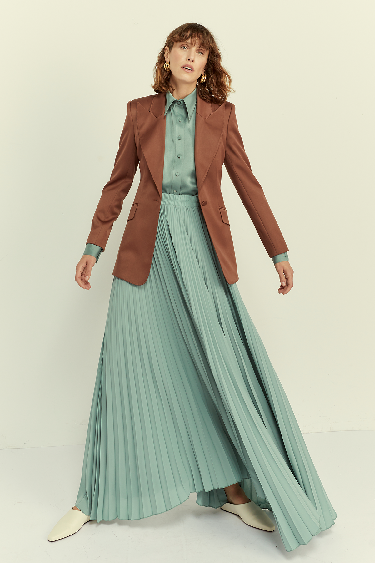 PLEATED SKIRT