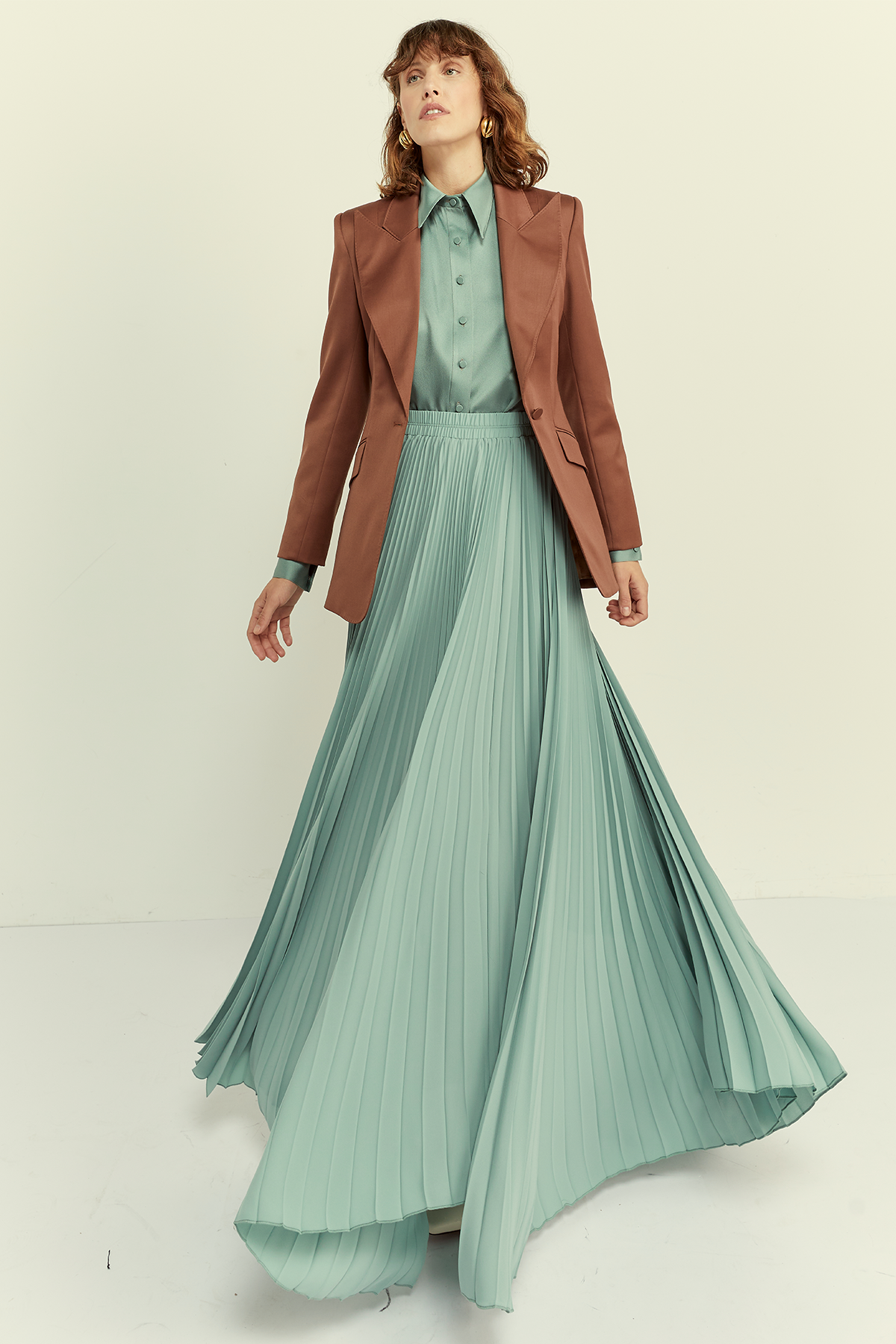 PLEATED SKIRT