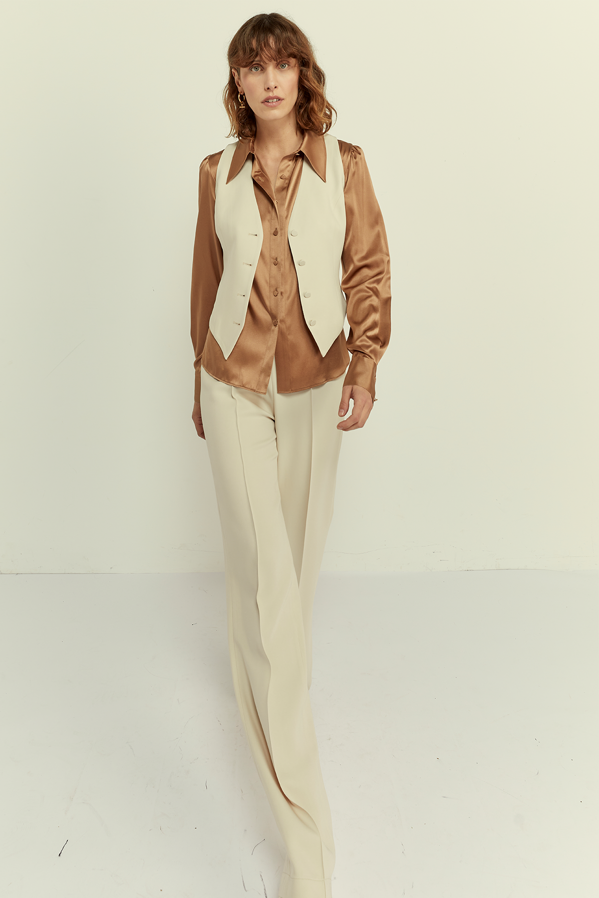 FLUID TROUSERS NO.208 IN VISCOSE
