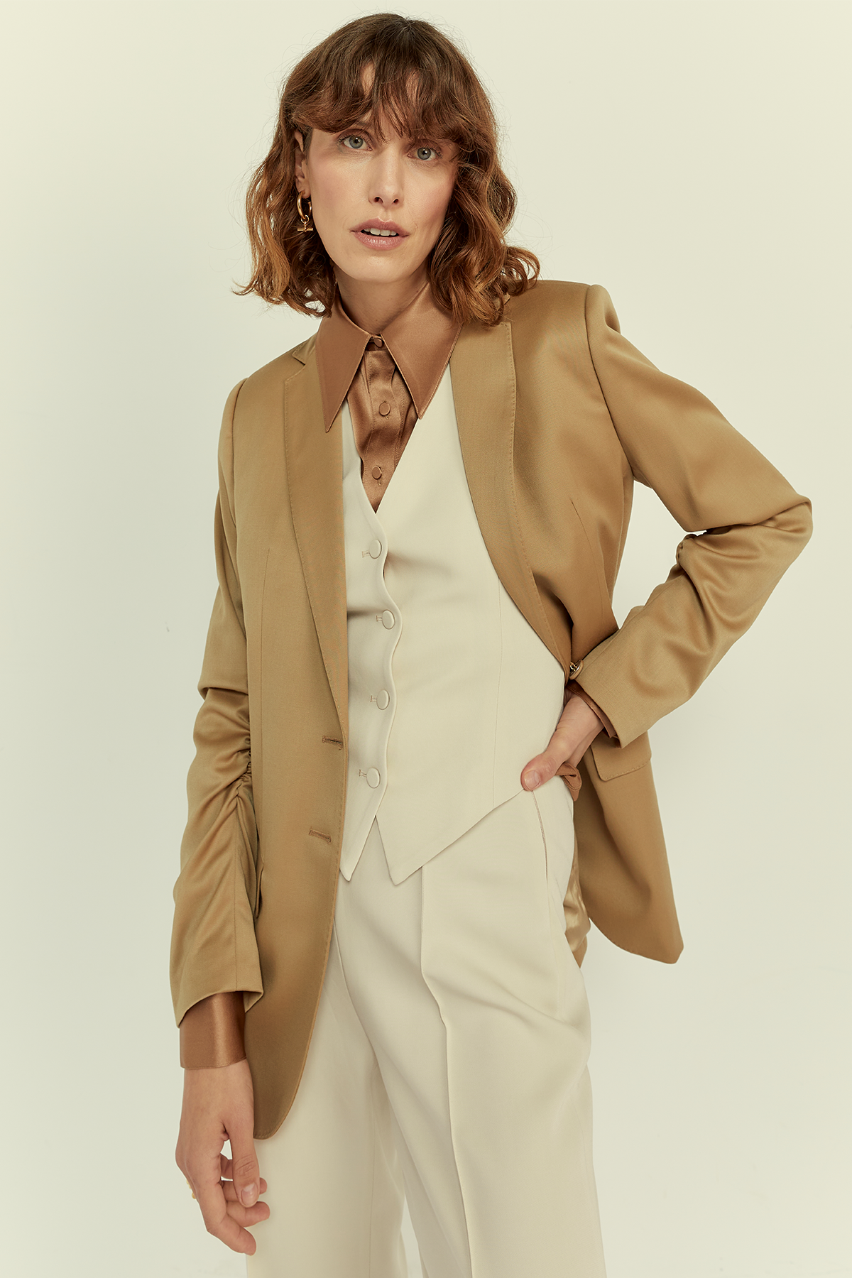 JACKET NO.121 IN INDIAN TAN