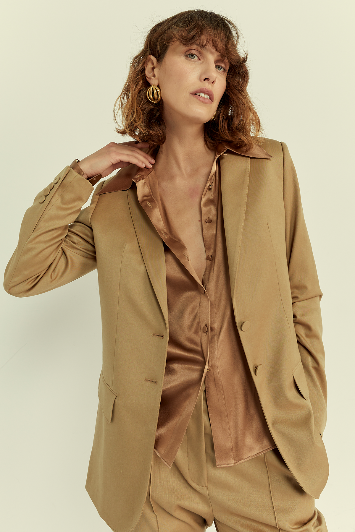 JACKET NO.121 IN INDIAN TAN